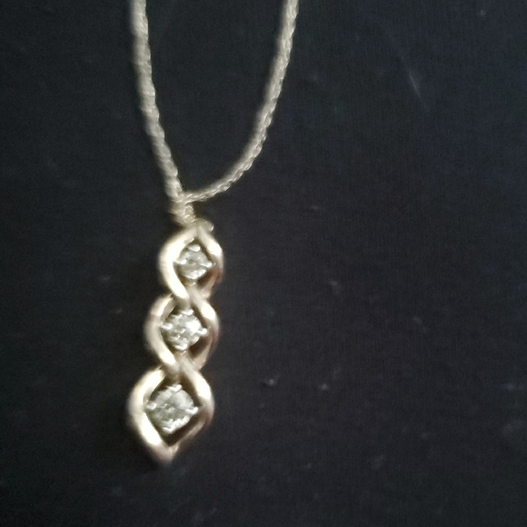 Kay Jewelers Gold and Silver Infinity Necklace - Picture 5 of 6